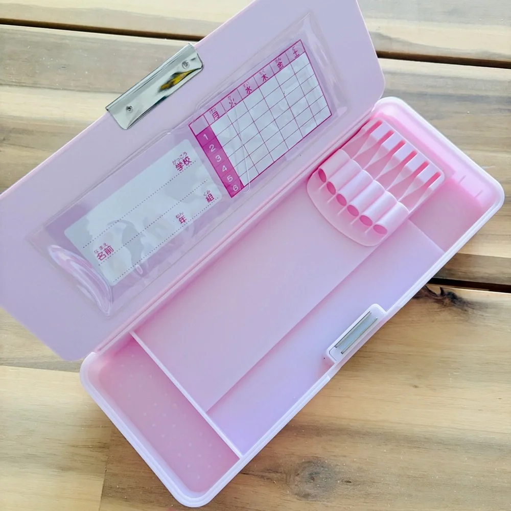 My Melody Sanrio - double open pencil case - pink strawberry 2015